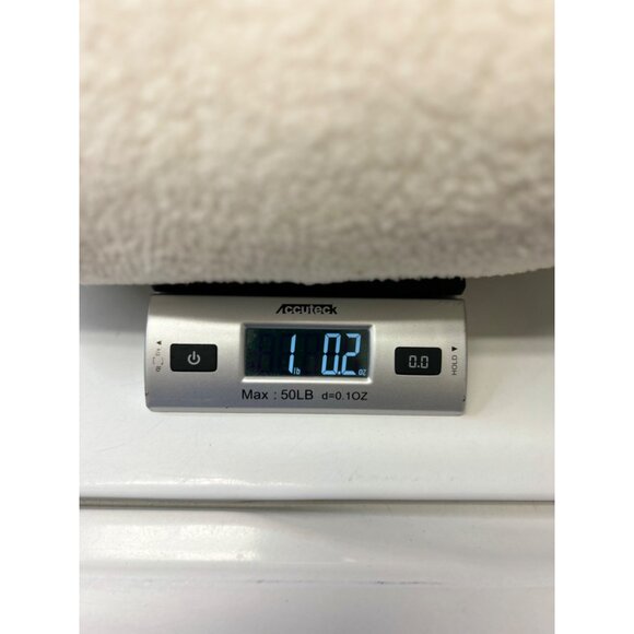 IB Diffusion Womens XXL White Sherpa Fleece Vest With Brown Accents Zipper - Picture 8 of 8